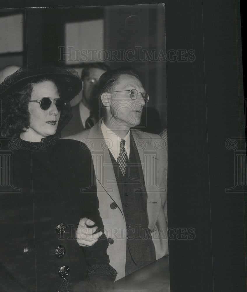 1946 Press Photo Atty  Wachowski Dorris Murray Women Court John Fletcher Murder - Historic Images