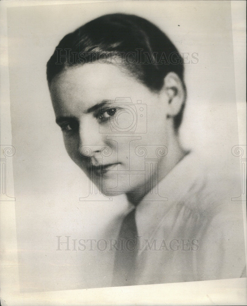 1938 Press Photo Mrs Inge Sammet,wife of slain dentist Dr Bernard Sammet - Historic Images