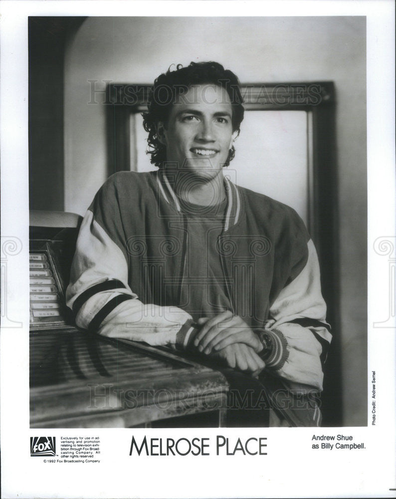 1995 Press Photo Andrew Shue co-stars in &quot;Melrose Place&quot; - Historic Images