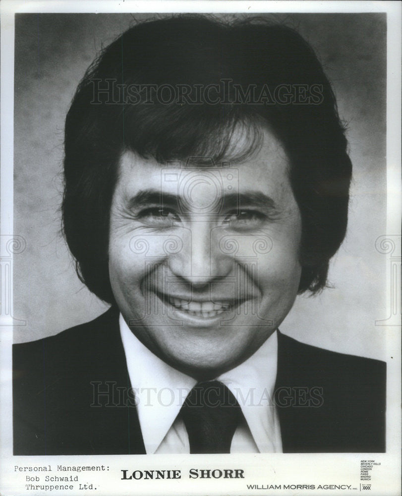 1972 Press Photo Comedian Lonnie Shorr - Historic Images