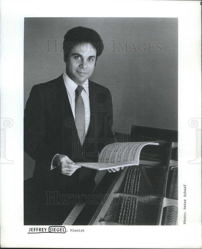 1991 Press Photo Pianist Jeffrey Siegel - Historic Images