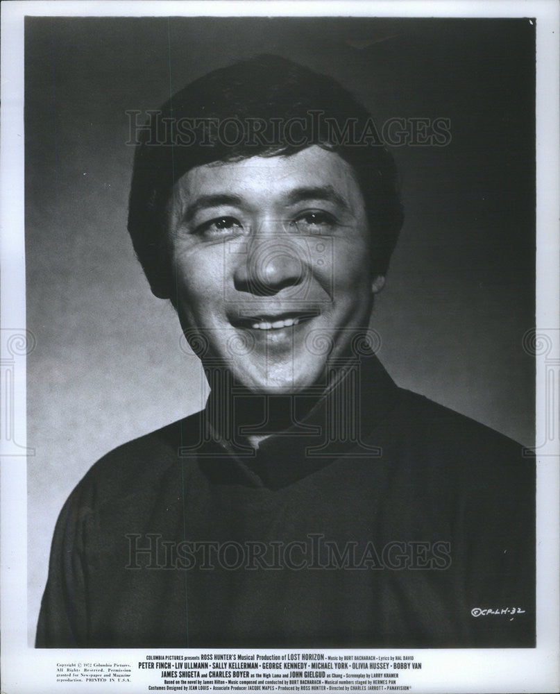 Undated Press Photo James Shigeta,actor - Historic Images