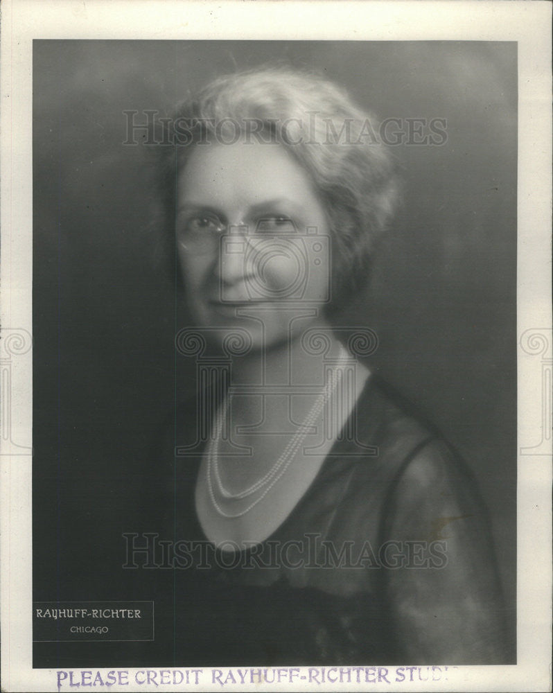 1931 Press Photo Chicago College Club Publisher Mrs Nathan William MacChesney - Historic Images