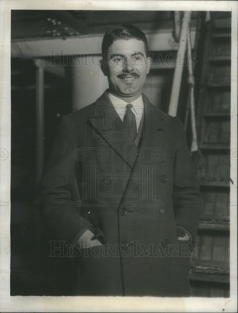 1930 Press Photo Brit Prime Minister James Ramsey Son Alister MacDonald In NYC - Historic Images