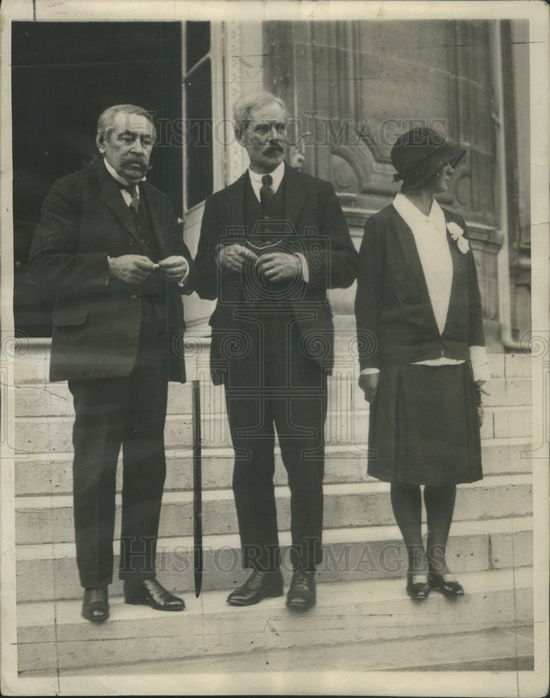 1929 Press Photo French Premier Aristide Briand British Premier MacDonald Paris - Historic Images