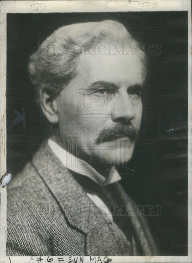 1929 Press Photo England Prime Minister Ramsay MacDonald Portrait - Historic Images