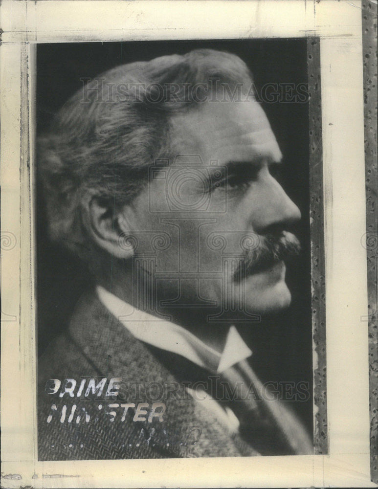 1934 Press Photo Prime Minister Ramsay MacDonald England Profile Portrait - Historic Images