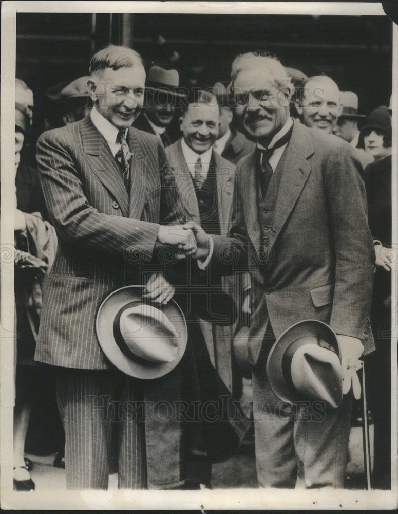 1929 Press Photo Ambassador Charles Dawes And Prime Minister J. Ramsay MacDonald - Historic Images
