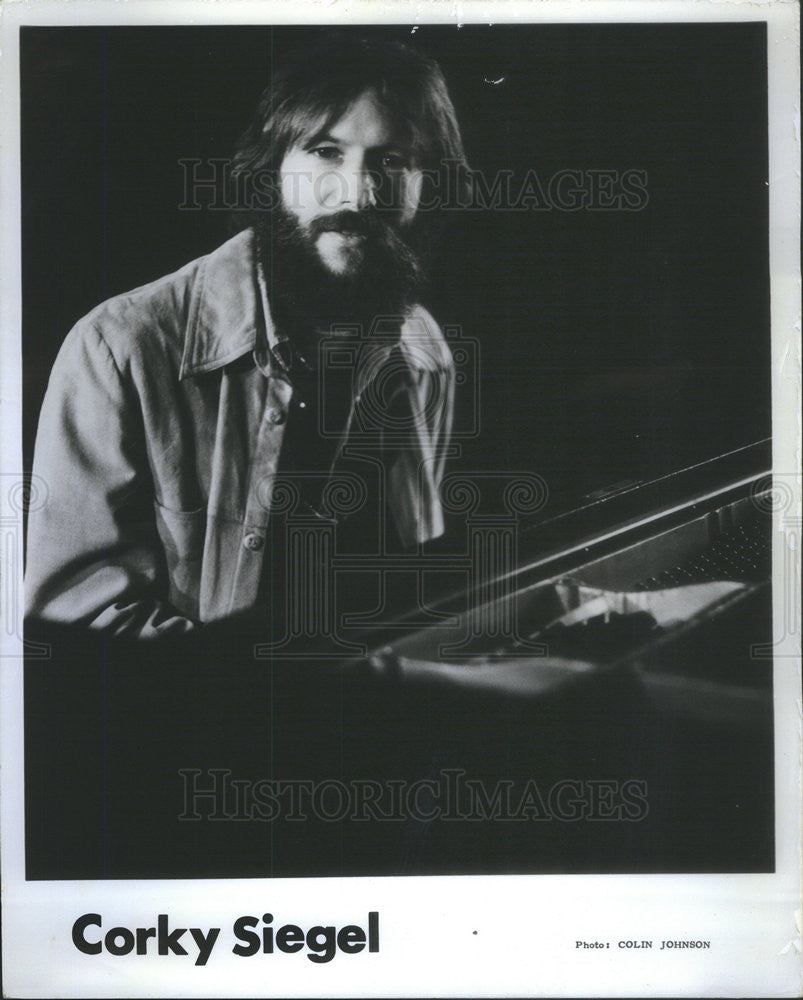 1975 Press Photo Corky siegel musician - Historic Images