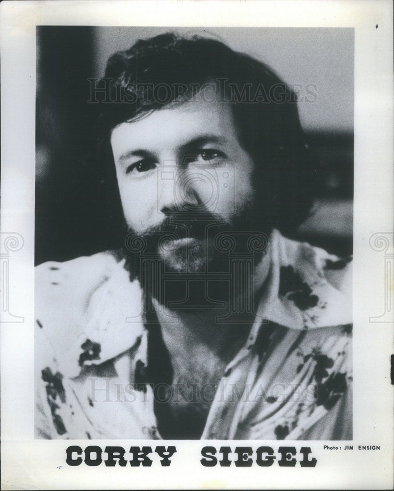 1977 Press Photo Corky Siegel Musician - Historic Images