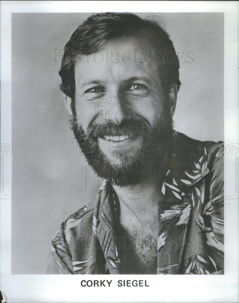 1982 Press Photo Corky Siegel Musician - Historic Images