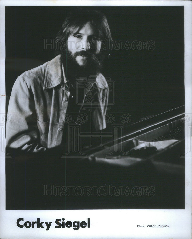 1975 Press Photo Corky Siegel Singer and Songwriter - Historic Images