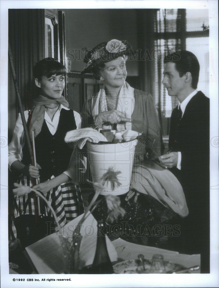 1992 Press Photo Actors Angela Lansburyy, Tamara Gorski, And Lothaire Bluteau - Historic Images