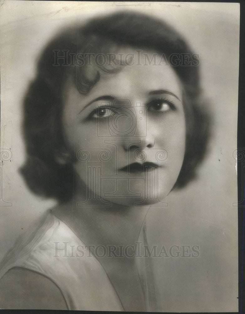 1933 Press Photo Charlotte Lansing - Historic Images