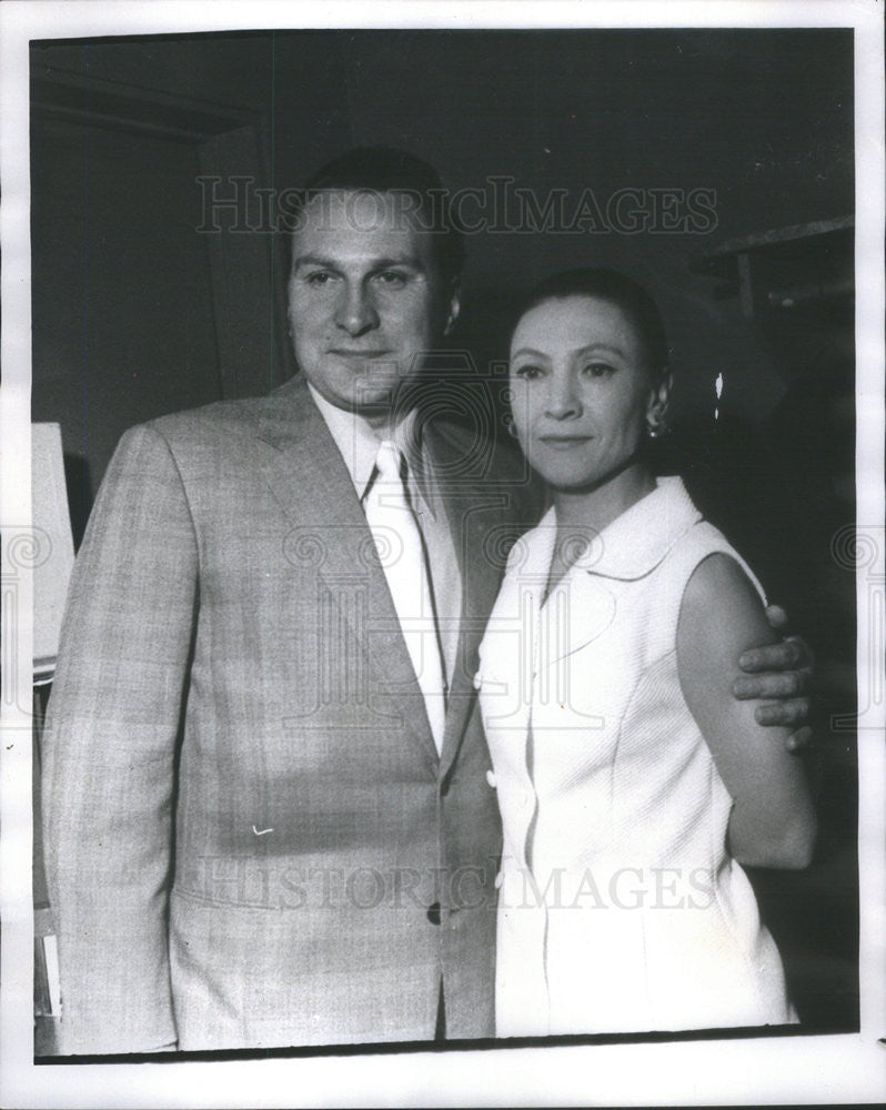 1973 Press Photo Alexander Lapauri,ballet director and wife Raissa Struchkova - Historic Images