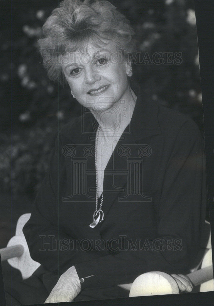 1989 Press Photo Angela lansbury,actress - Historic Images