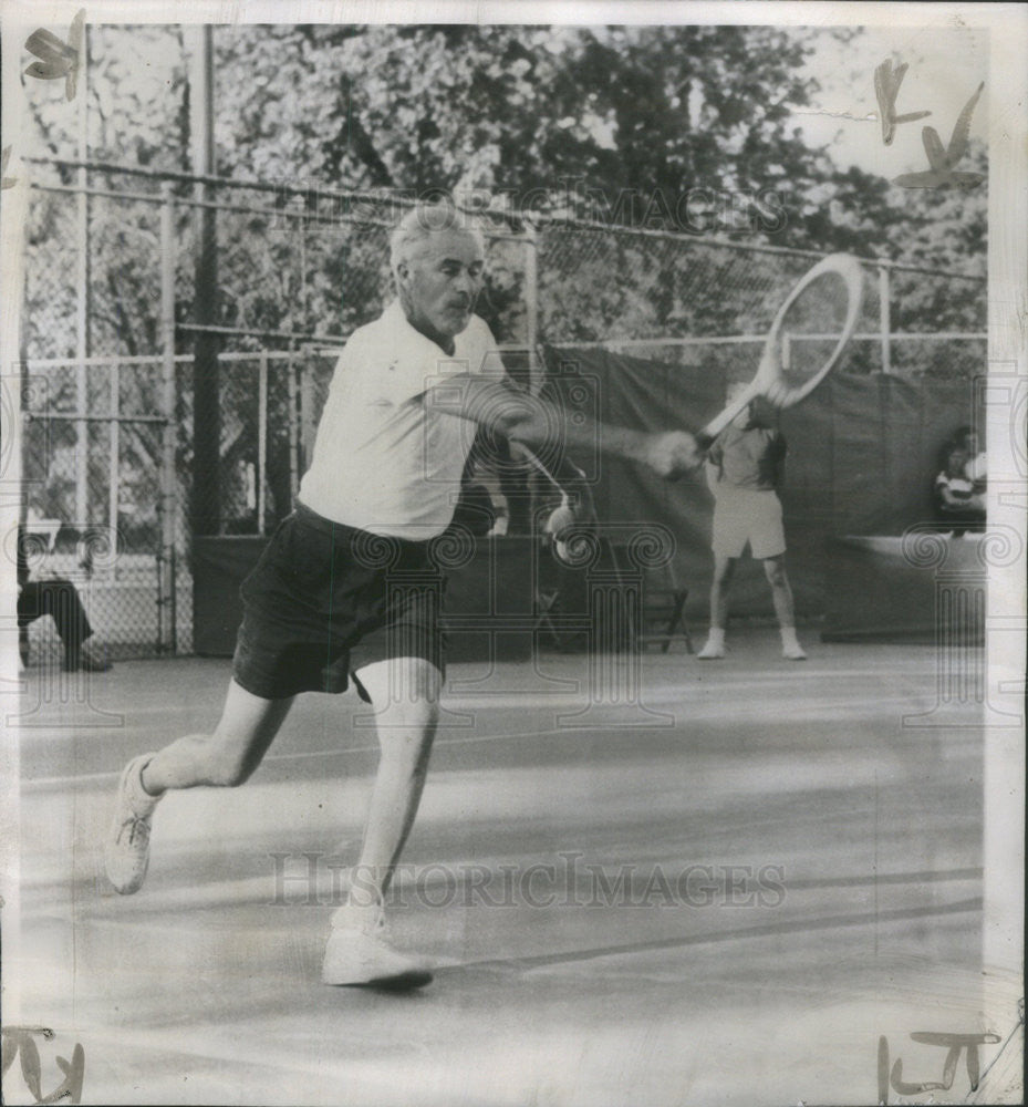 1951 Press Photo Bill Tidden 58 wins tennis title - Historic Images