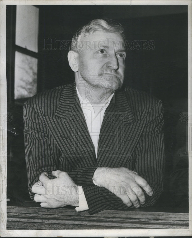 1947 Press Photo George rapp,businessman charged with intent to murder - Historic Images