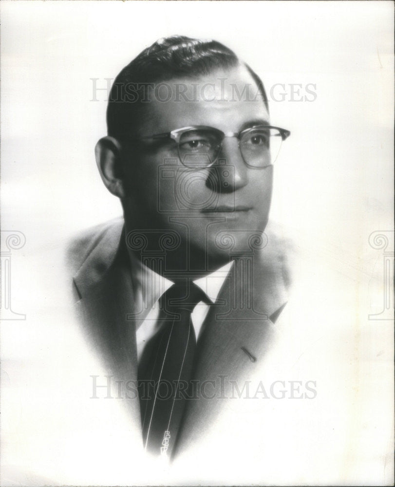 1958 Press Photo Morris J. Rubin Pres. Ralston Steel Corp Consultant Peen Texas - Historic Images