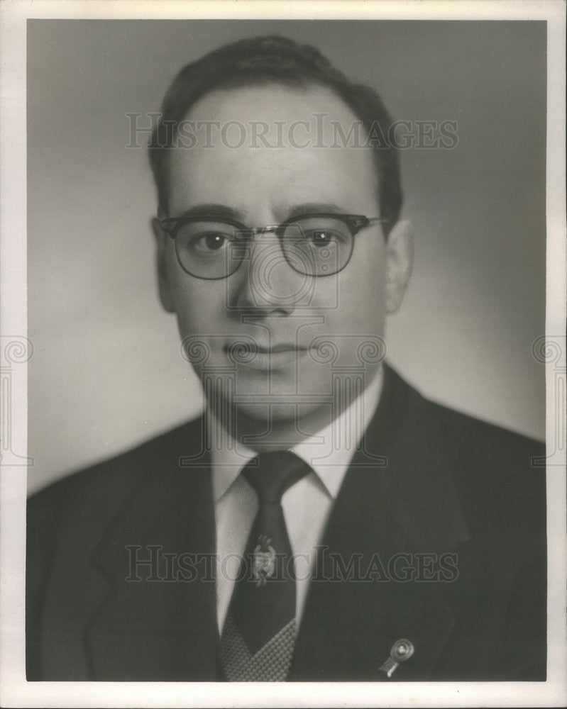 1954 Press Photo Joseph O. Rubinelli Chicago Attorney - Historic Images