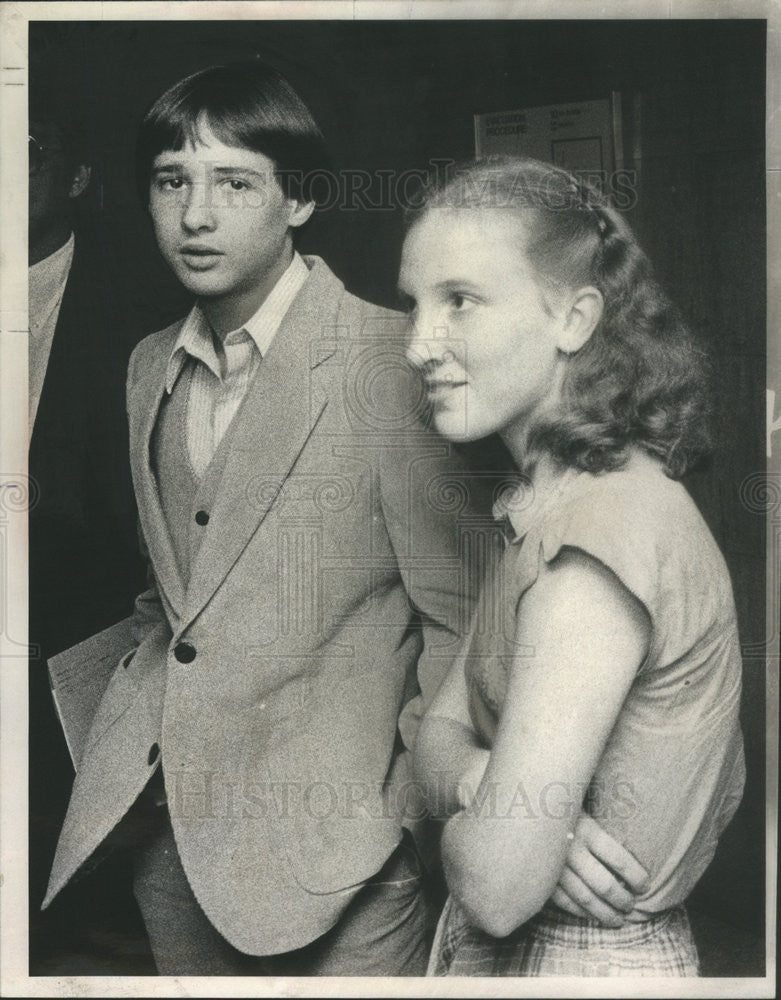 1980 Press Photo Children of Slain Rouse Couple, William and Robin - Historic Images