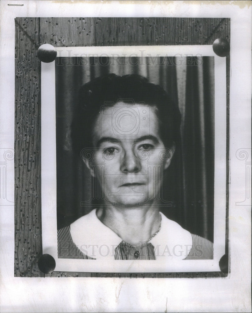 Beke Roth 1956 Press Photo miss Bessie roth bookeeper - Historic Images