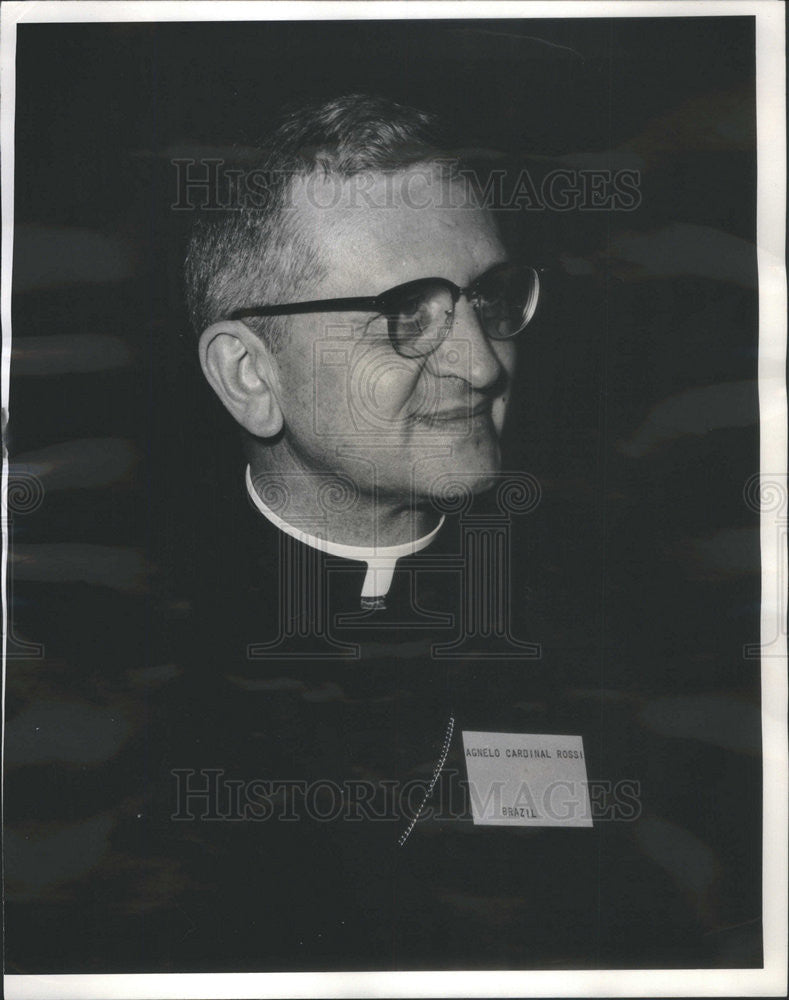 1966 Press Photo Cardinal Rossi of Chicago Ill - Historic Images