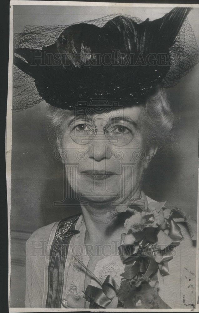 1947 Press Photo Mrs Roscoe C O&#39;Byrne Candidate For Pres Gen Of Daughters Of - Historic Images