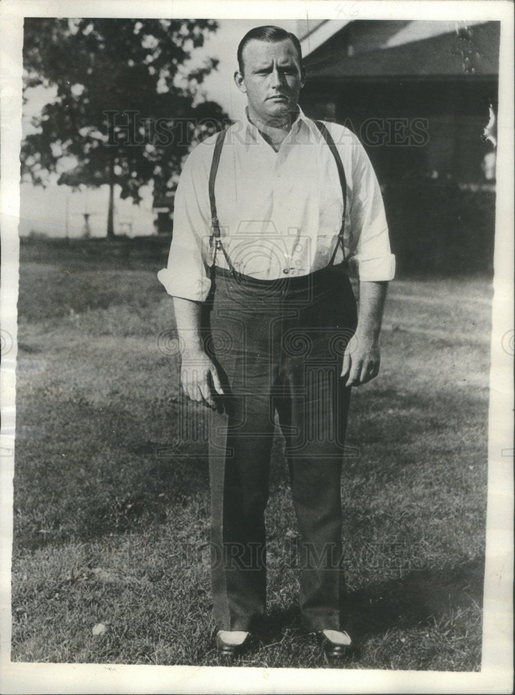 1933 Press Photo John J O&#39;Connell  Held Captive By Kidnappers For 250k Released - Historic Images