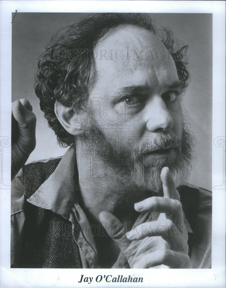 1989 Press Photo Jay O&#39;Callahan Storyteller Illinois Storytelling Festival - Historic Images