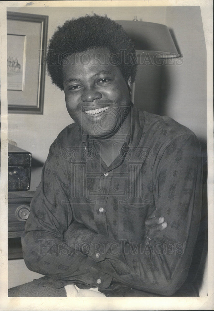 1965 Press Photo Gilbert Ofodile Nigerian Journalist - Historic Images