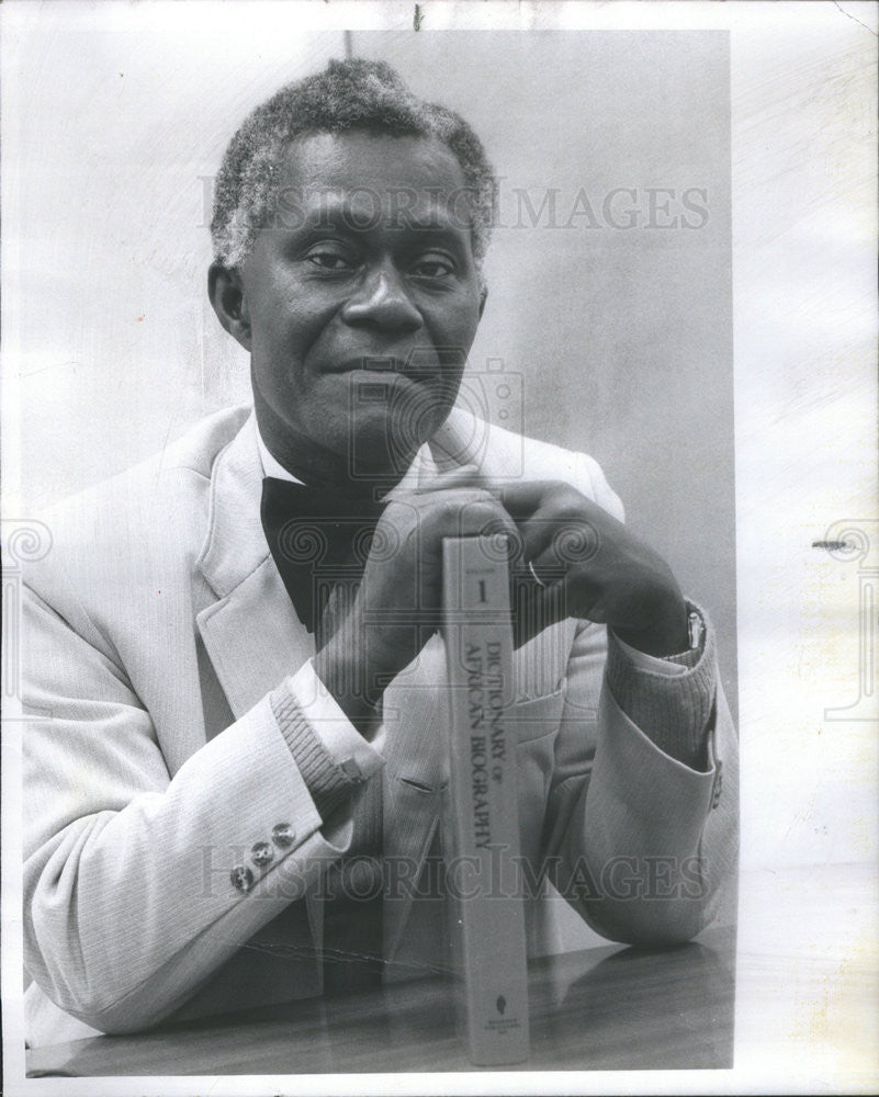 1977 Press Photo Doctor L.H. Ofosu-Appiah Encyclopedia Africana Director - Historic Images