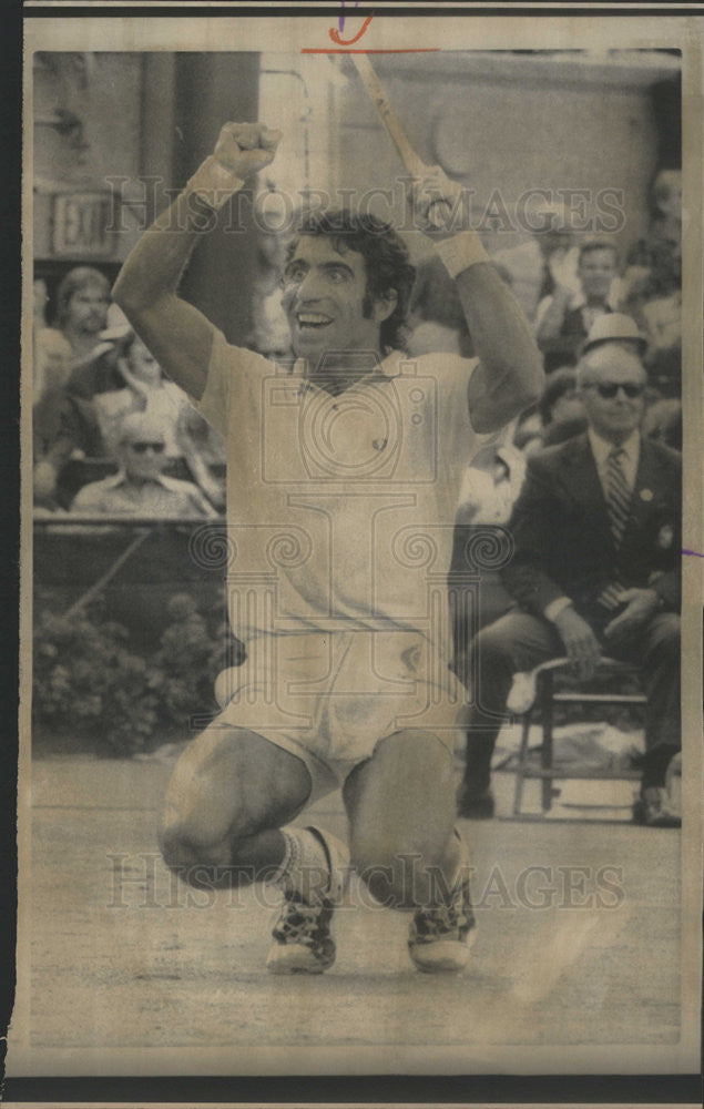 Press Photo Manuel Orantes Spanish Tennis Player - Historic Images