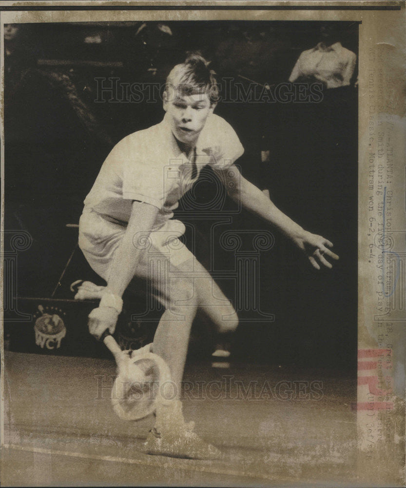 1971 Press Photo British Tennis Player Christopher Mottram Peachtree Classic - Historic Images