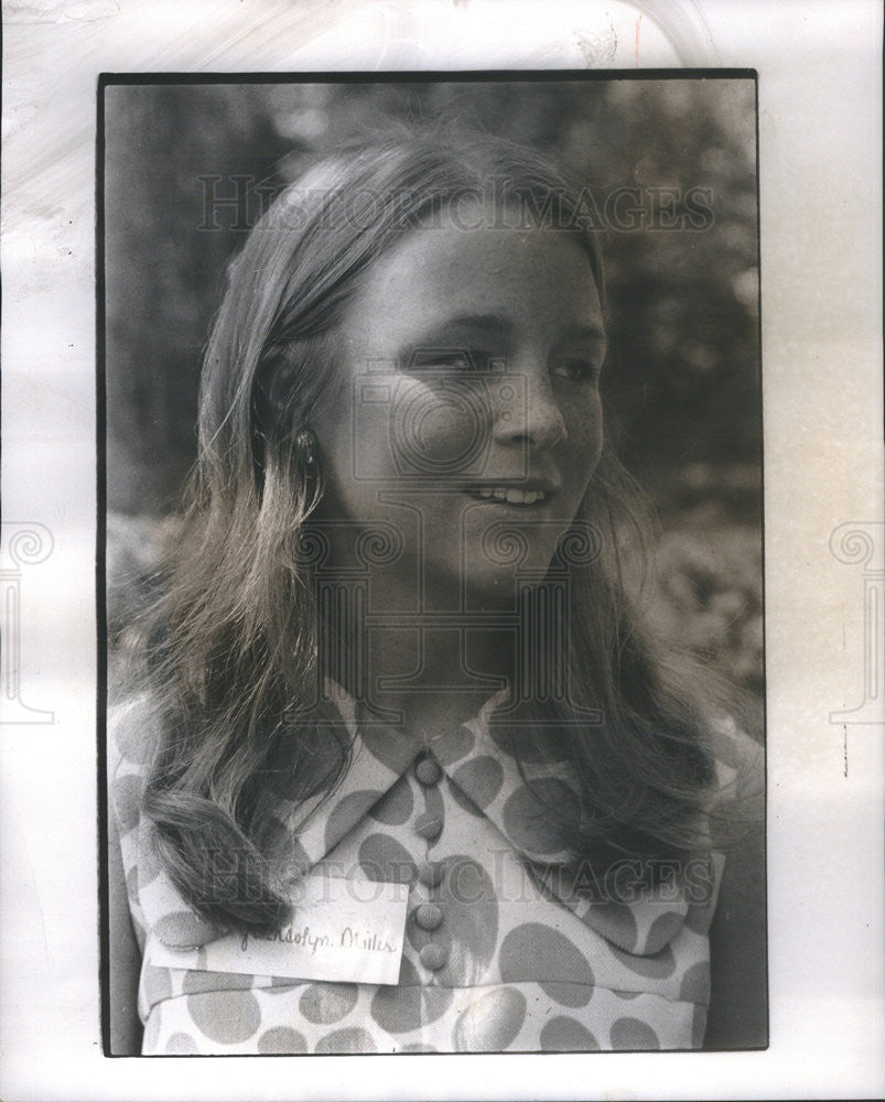 1970 Press Photo Gwen Miller,debutant - Historic Images