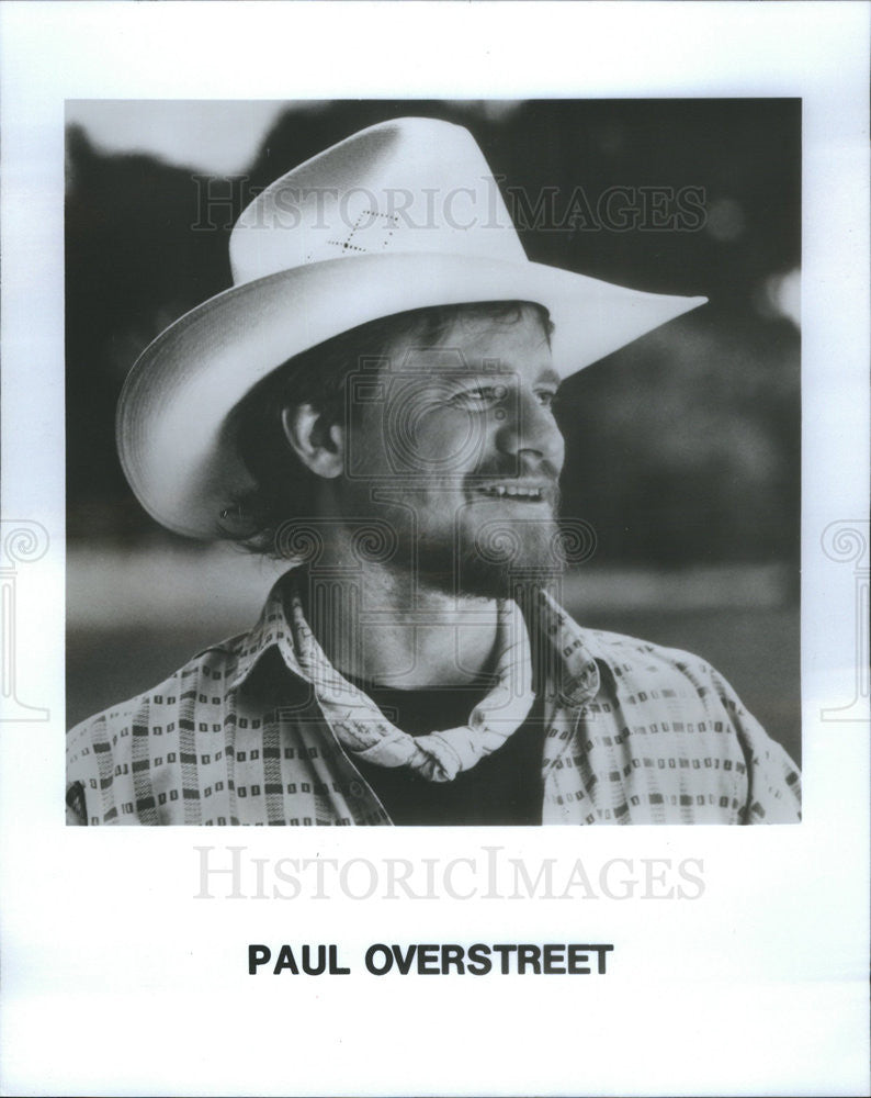 1991 Press Photo Paul Overstreet Country Music Singer Songwriter - Historic Images