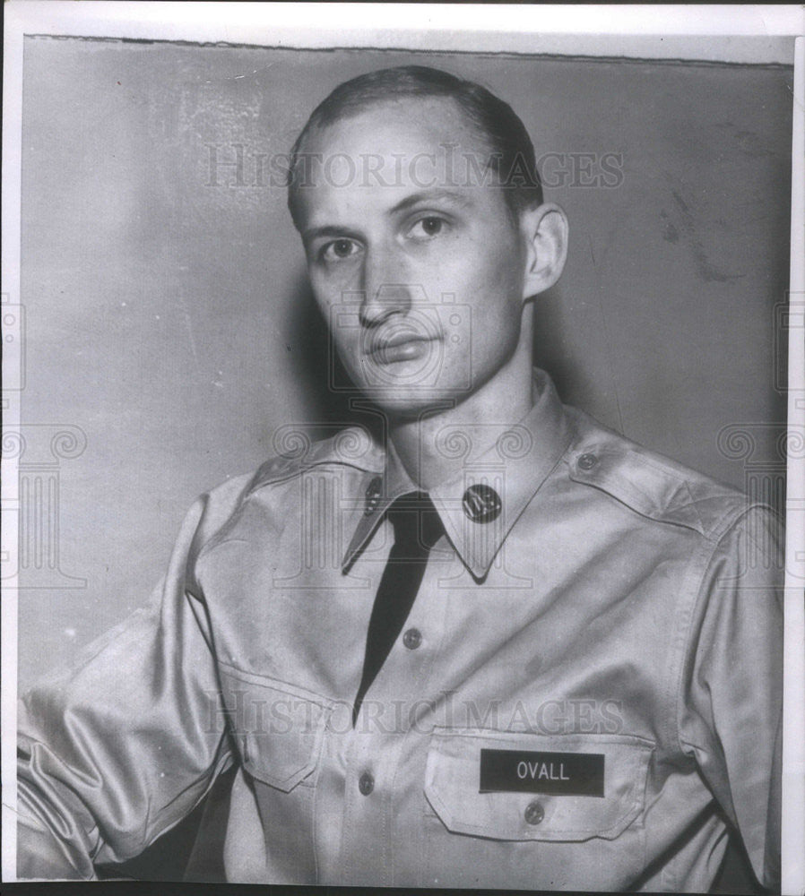 1965 Press Photo Pvt. David R. Ovall Army Denies Discharge Fort Monmouth NJ - Historic Images