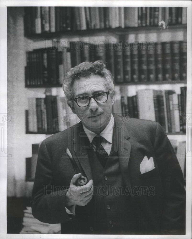 1968 Press Photo Stanford Ovshinsky Physicist Wall Street Electrifier - Historic Images