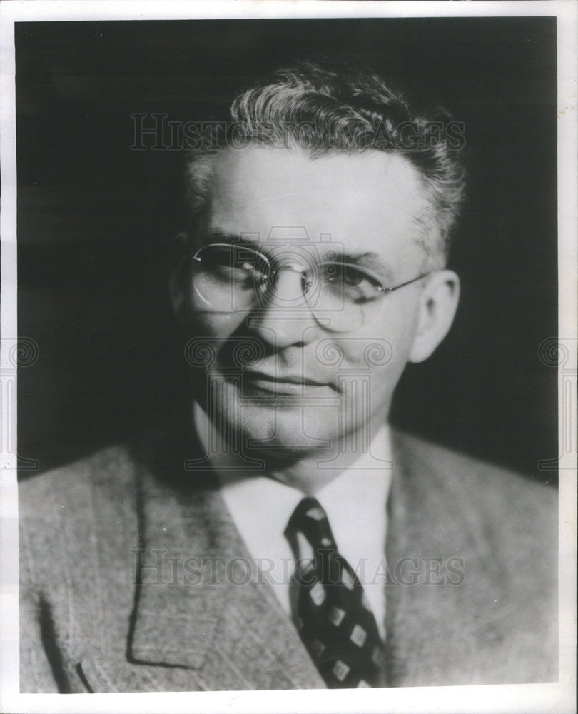 1950 Press Photo Dwayne Orton Business Executive - Historic Images