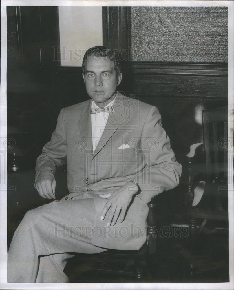 1956 Press Photo James O&#39;Donohue first assistant corporation counsel - Historic Images