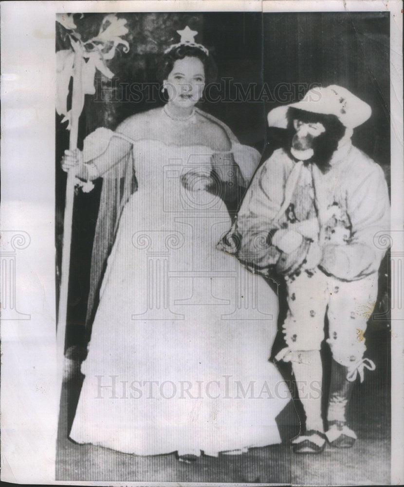 1953 Press Photo Merle Oberon British Film Television Actress - Historic Images