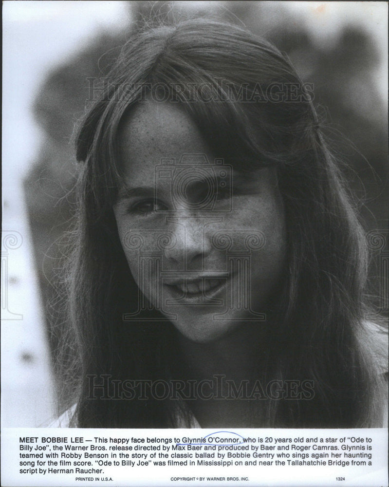 1976 Press Photo Ode To Billy Joe Film Glynnis O'Connor Closeup Scene 1976 Press Photo Ode To Billy Joe Film Glynnis O'Connor Closeup Scene