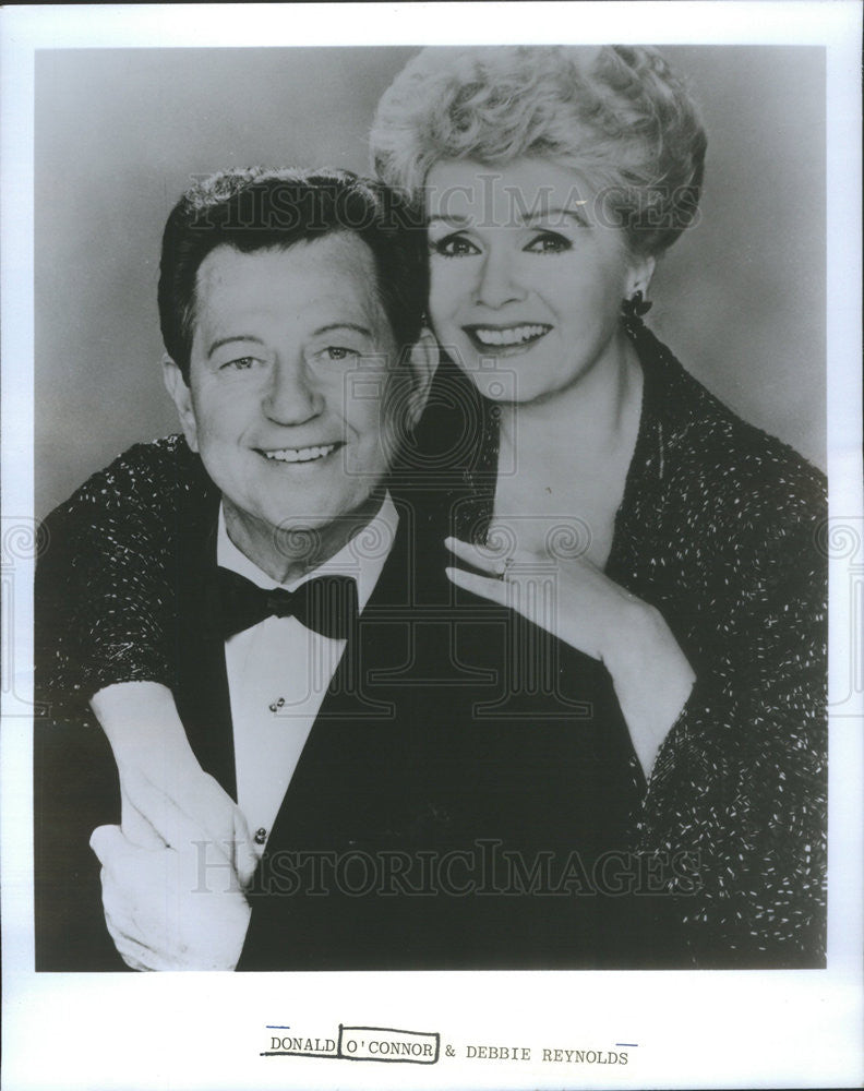 Press Photo Donald David Dixon Ronald O&#39;Connor Debbie Reynolds - Historic Images