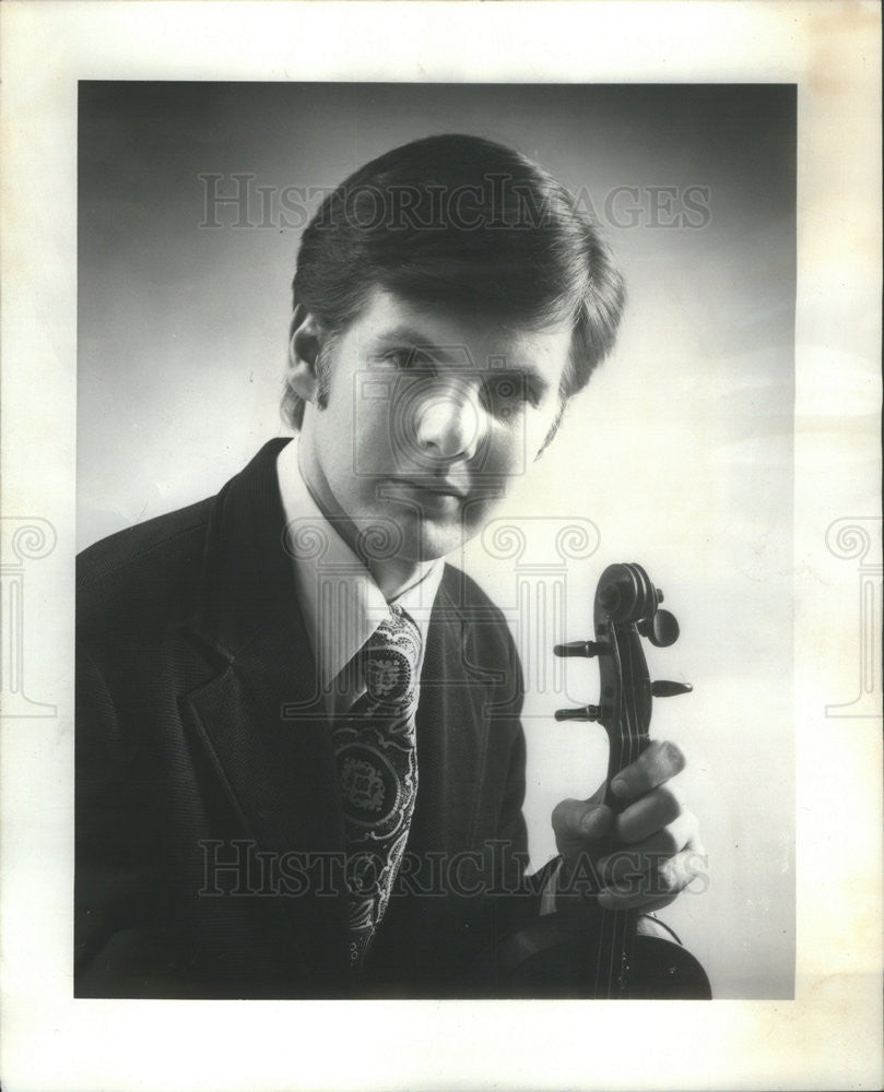 1975 Press Photo Blair Milton Violinist Chicago Symphony Orchestra - Historic Images