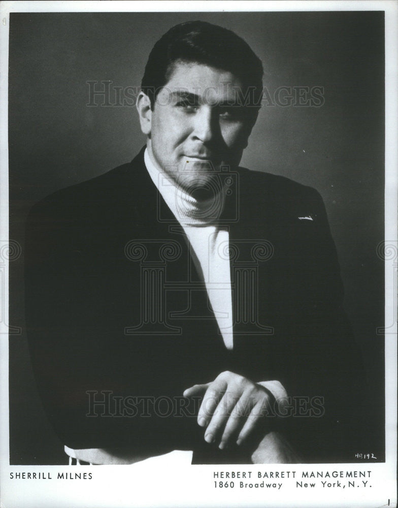 1973 Press Photo Sherrill Milnes Lyric Opera Chicago - Historic Images