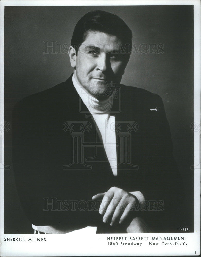 1973 Press Photo Sherrill Milnes Lyric Opera Chicago - Historic Images