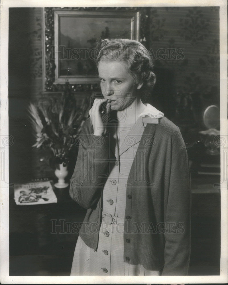 1960 Press Photo Geraldine Page Star Railton Bell Separate Table - Historic Images