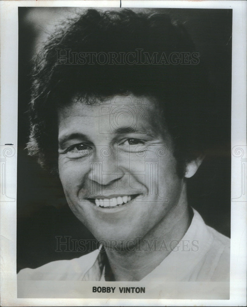 1976 Press Photo Bobby Vinton,singer - Historic Images