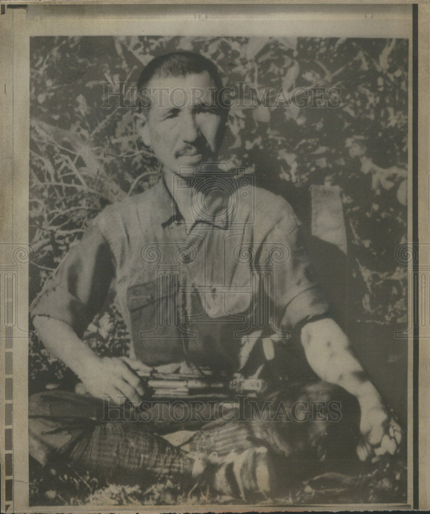 1974 Press Photo Lt Hiroo Onoda,jap who has been hiding didn&#39;t know war ended - Historic Images