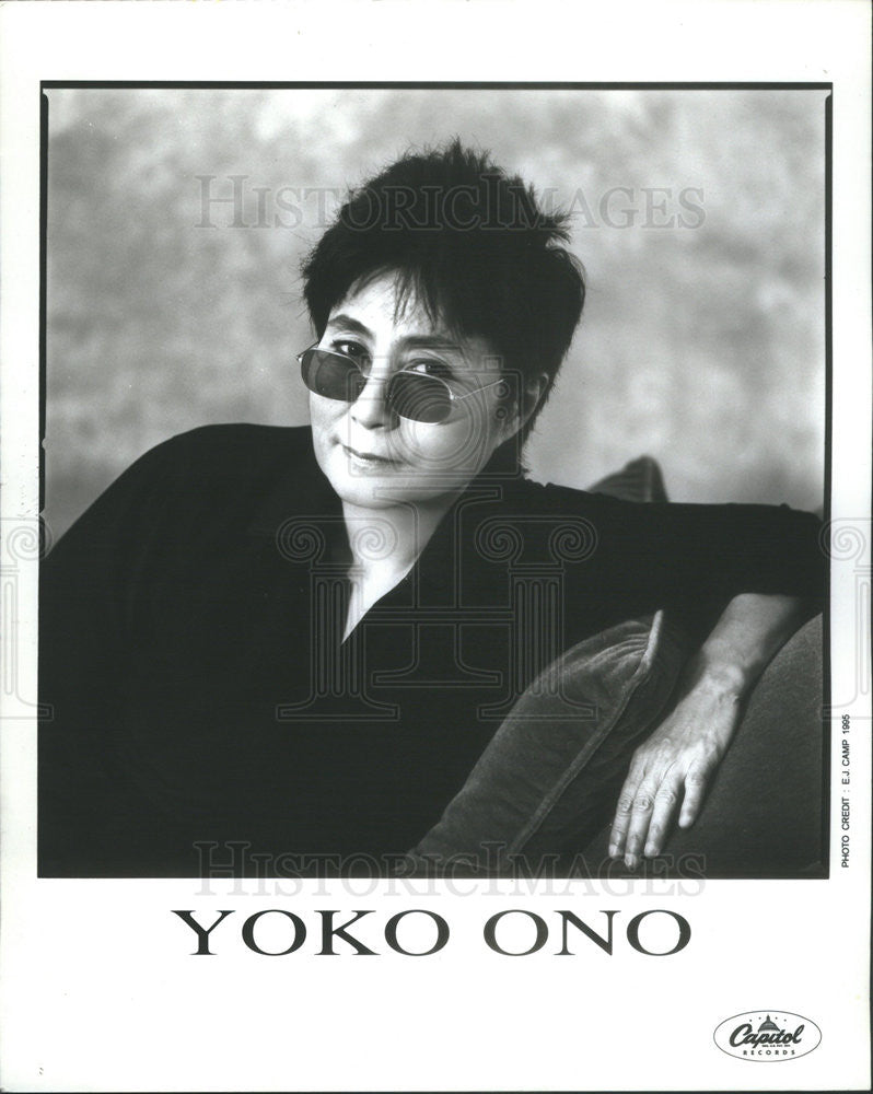 1996 Press Photo Yoko Ono - Historic Images